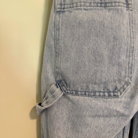 RVCA Recession Denim Straight Leg Jeans in Light Wash, Size 24 - Picture 13 of 14